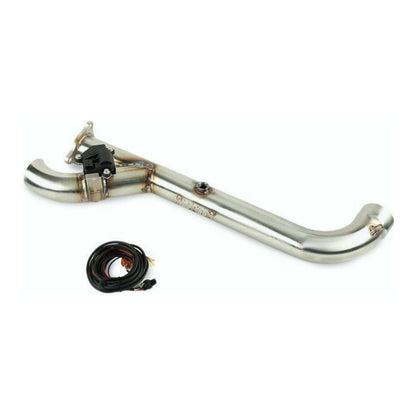 Polaris RZR Turbo Side Piece Header Pipe with Electronic Cutout