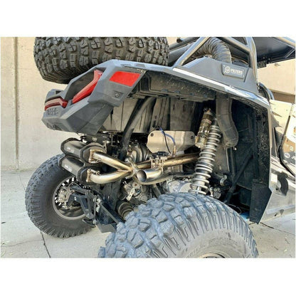 Polaris RZR Turbo Side Piece Header Pipe with Electronic Cutout