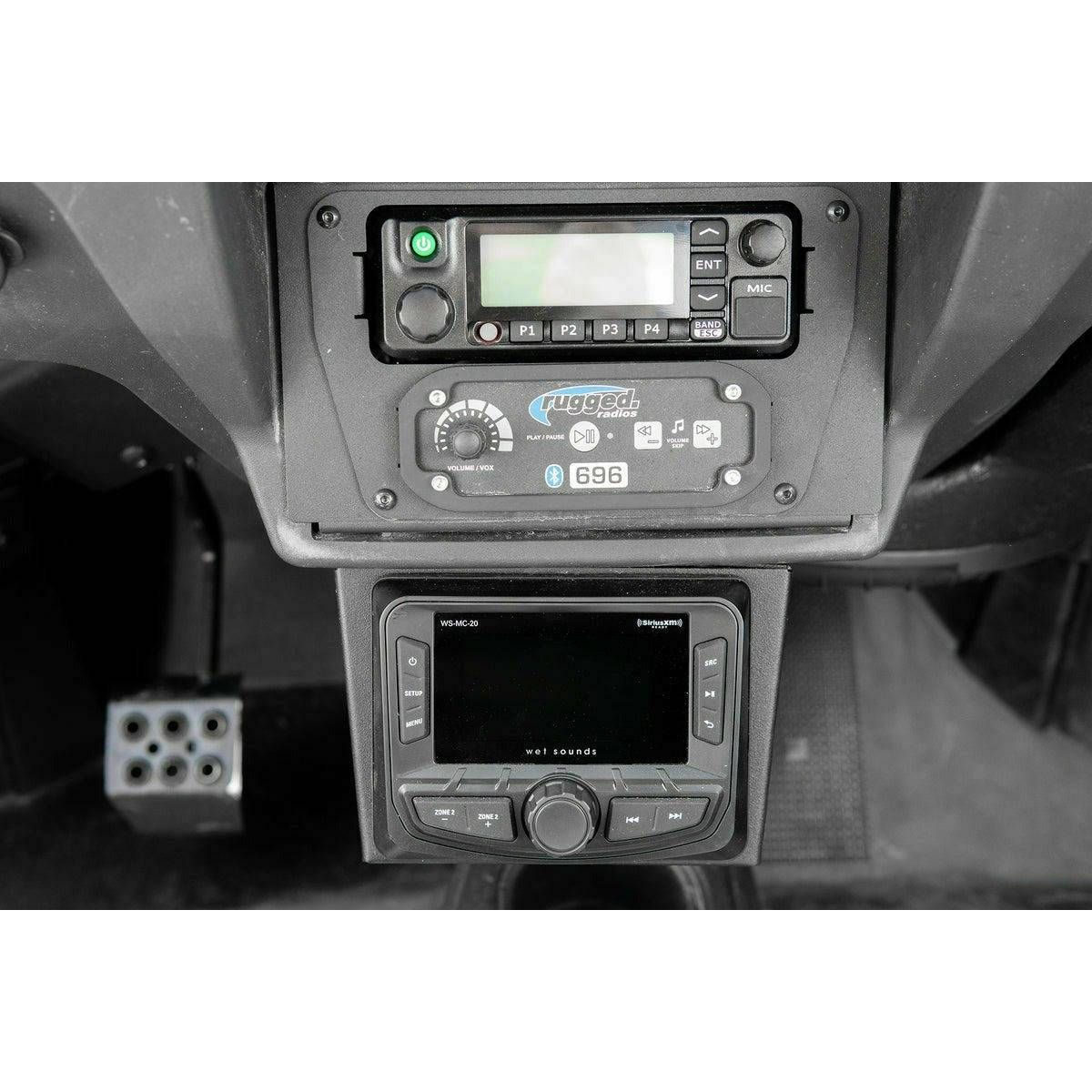 Polaris RZR Under Dash Head Unit Mounting Bracket
