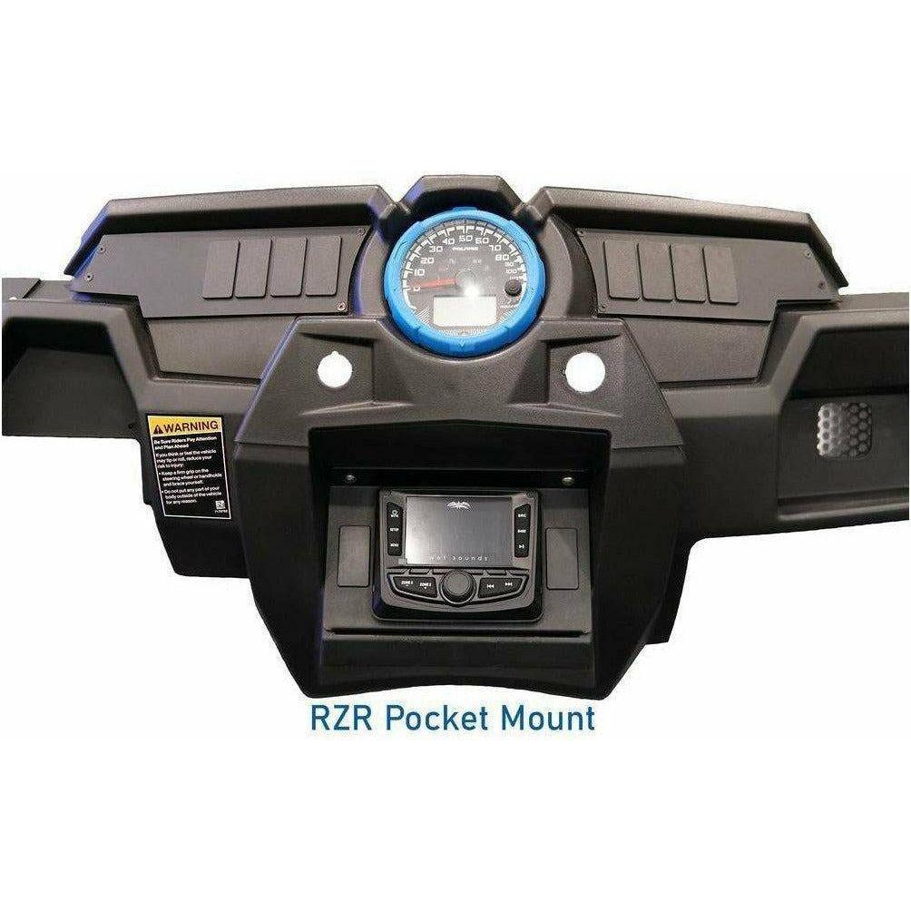Polaris RZR Head Unit Mounting Bracket