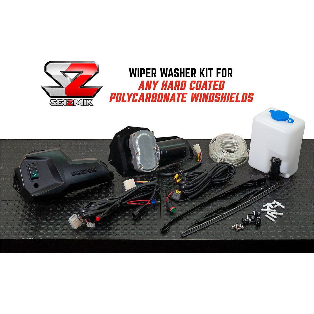 UTV Windshield Wiper Washer Kit