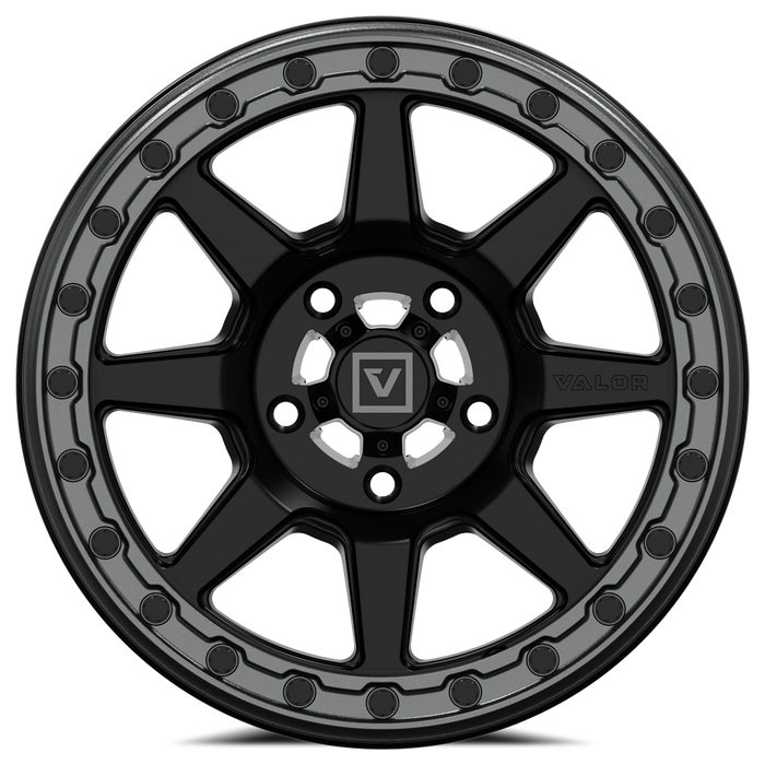 V13 Satin Black UTV Beadlock