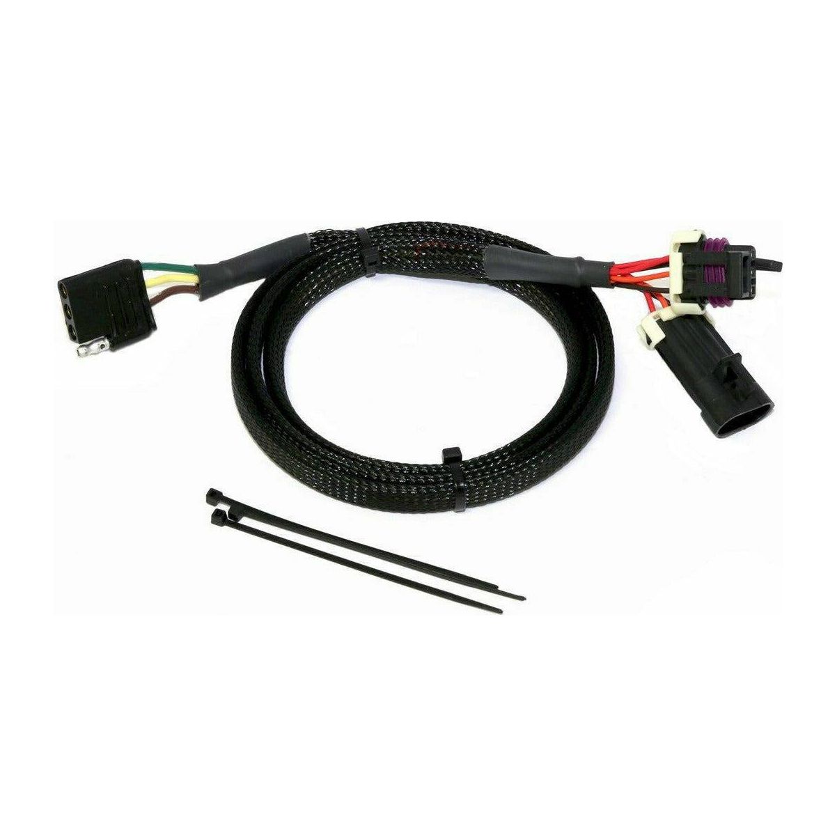 Universal Plug & Play 3 Way Connector to 4 Pin Connector Trailer Light Adapter